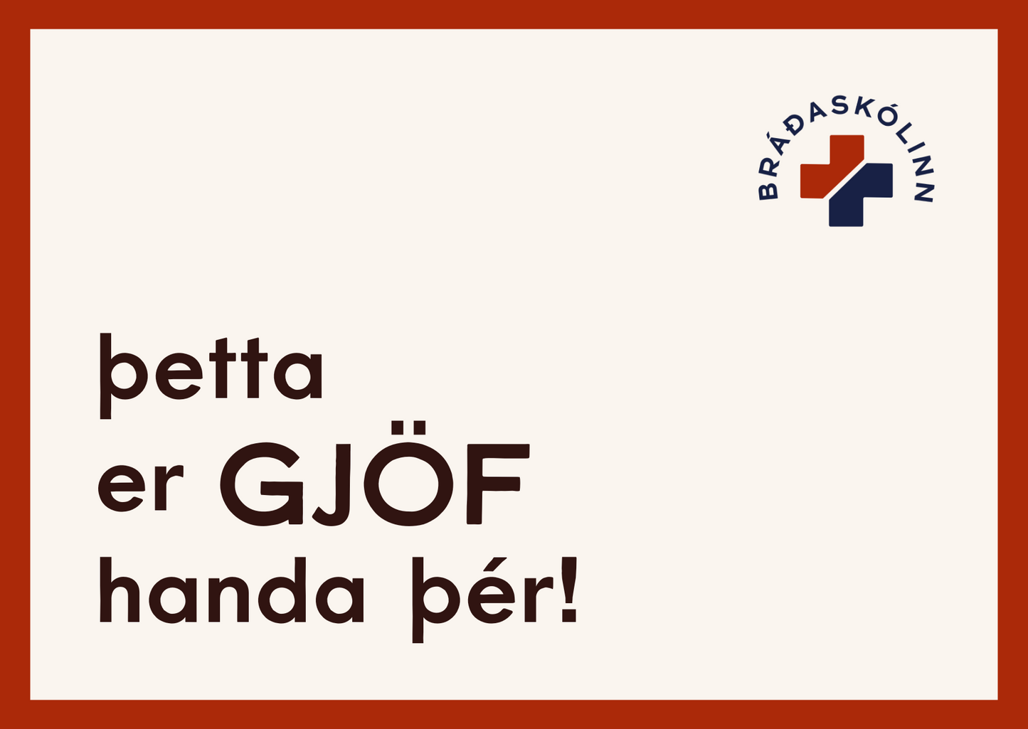 Gjafabréf
